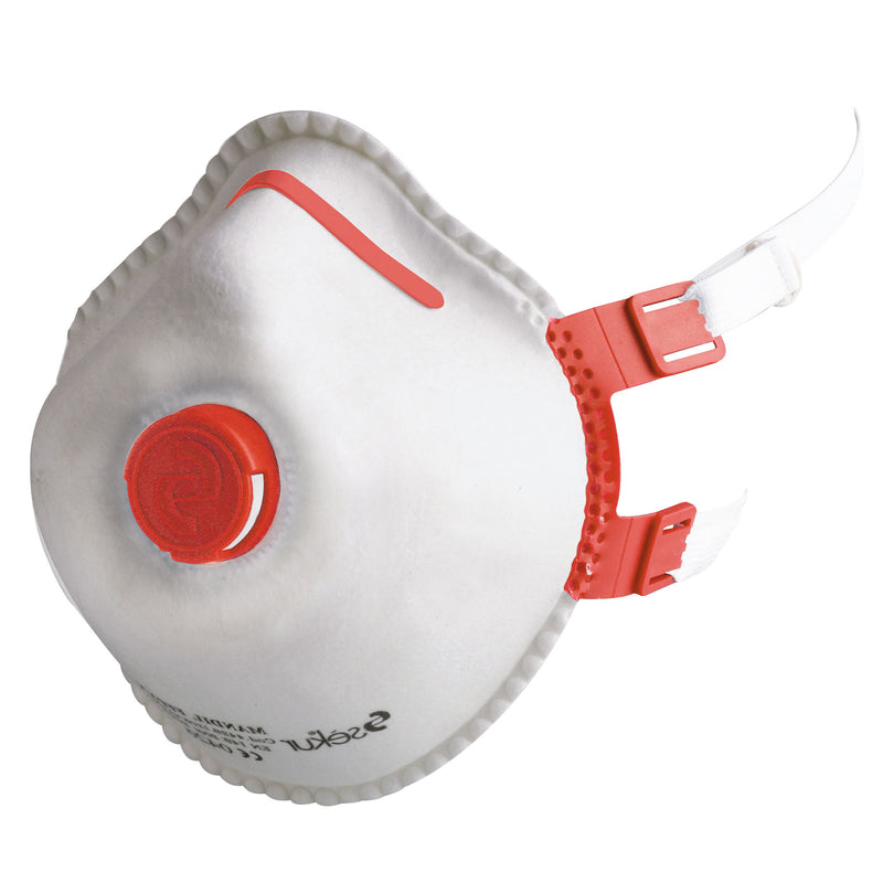 FFP3/V Aktivkohle-Atemschutzmaske Mandil | für Gase & Gerüche | Cool Down+ Ventil | Ekastu Safety