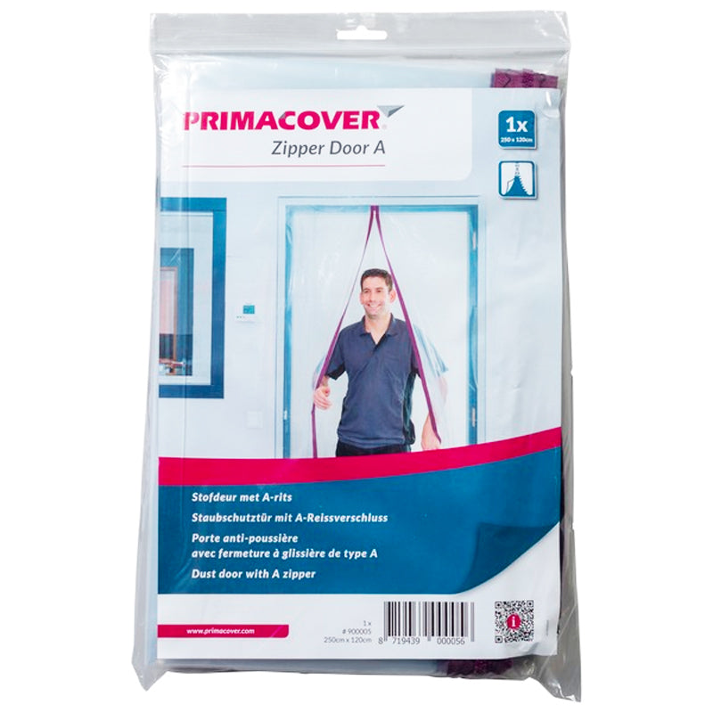 Staubschutztüre A | PE Folie | 250 x 120 cm | 150 μm