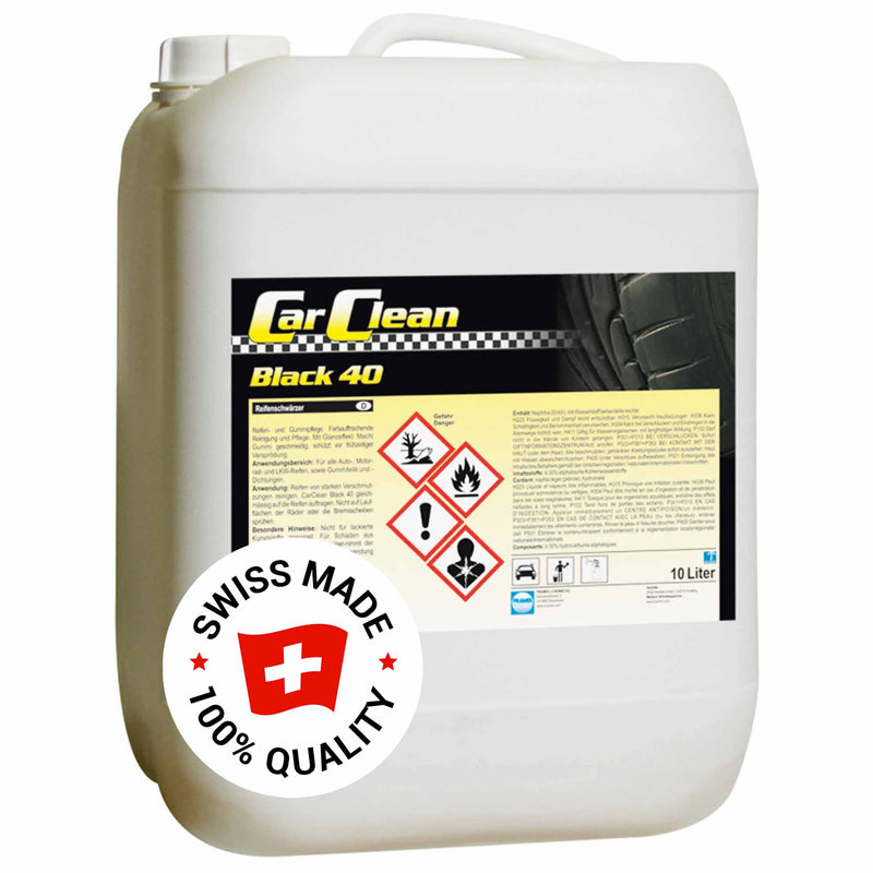 CARCLEAN Black Reifen- & Gummipflege | Reifenschwärzer | Pramol