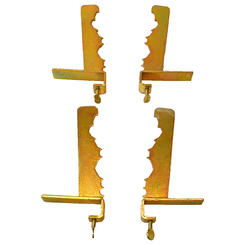 Holzklammern Werkbank | 4er-Set | bis 150 mm | für Motorsägenarbeiten | Forest Master BJL25