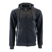 Bormio Anea, schwarzer Hoodie, Frontansicht
