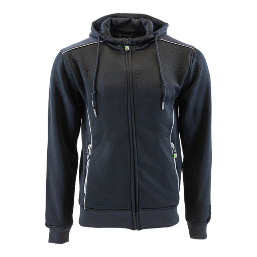 Bormio Anea, schwarzer Hoodie, Frontansicht