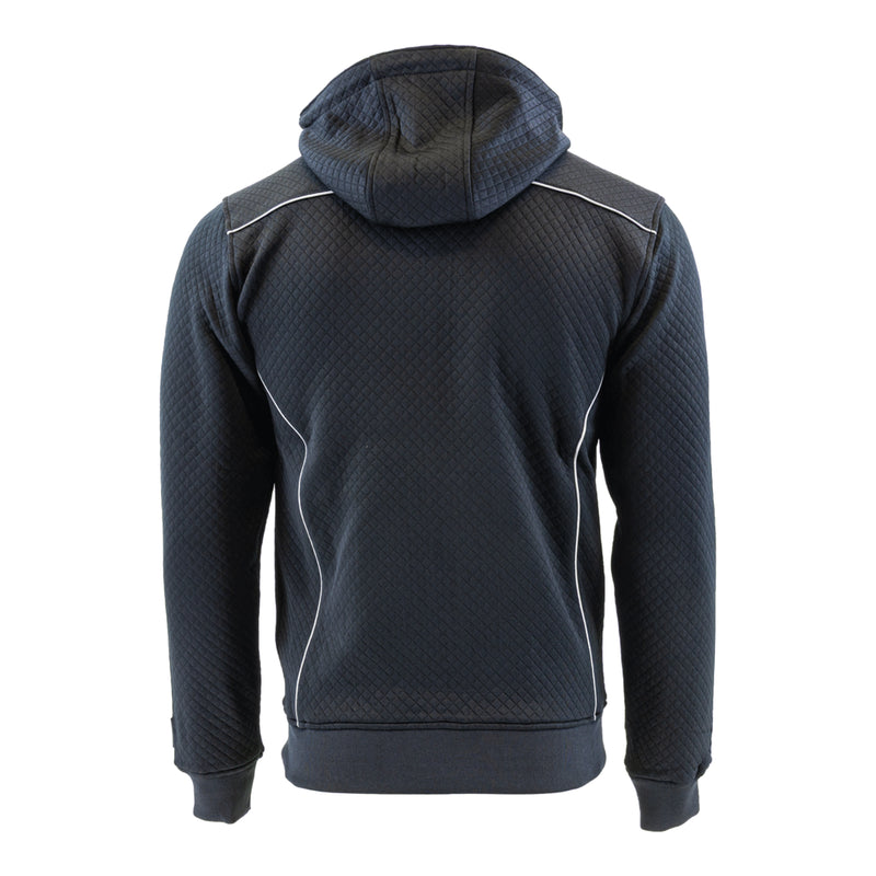 Bormio Anea, schwarzer Hoodie, Rückenansicht
