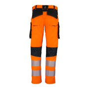 Bormio Safety Generoso SL72, HiVis Orange/Schwarz, Rückseite