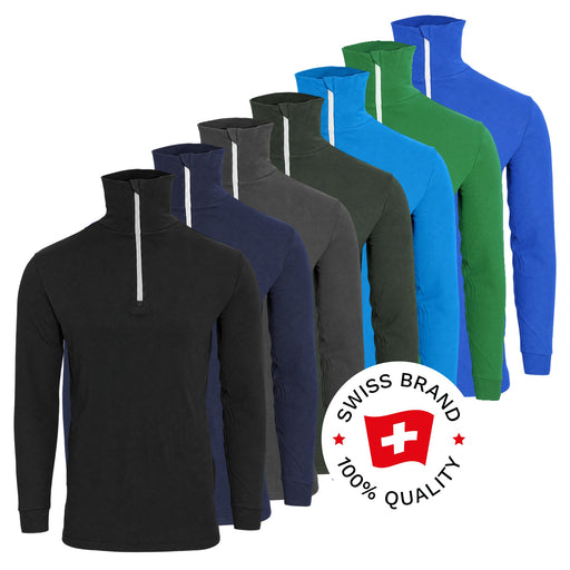 Bormio Spirit Kimm, Rollkragenshirts in allen sieben angebotenen Farben mit Swiss-Brand-Button