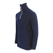 Bormio Spirit Kimm, Rollkragenshirt Dunkelblau, seitliche Vorderansicht