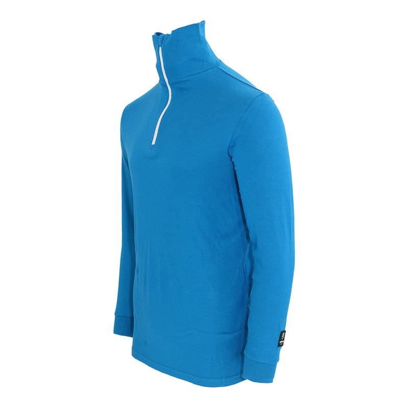 Bormio Spirit Kimm, Rollkragenshirt Hellblau, seitliche Vorderansicht