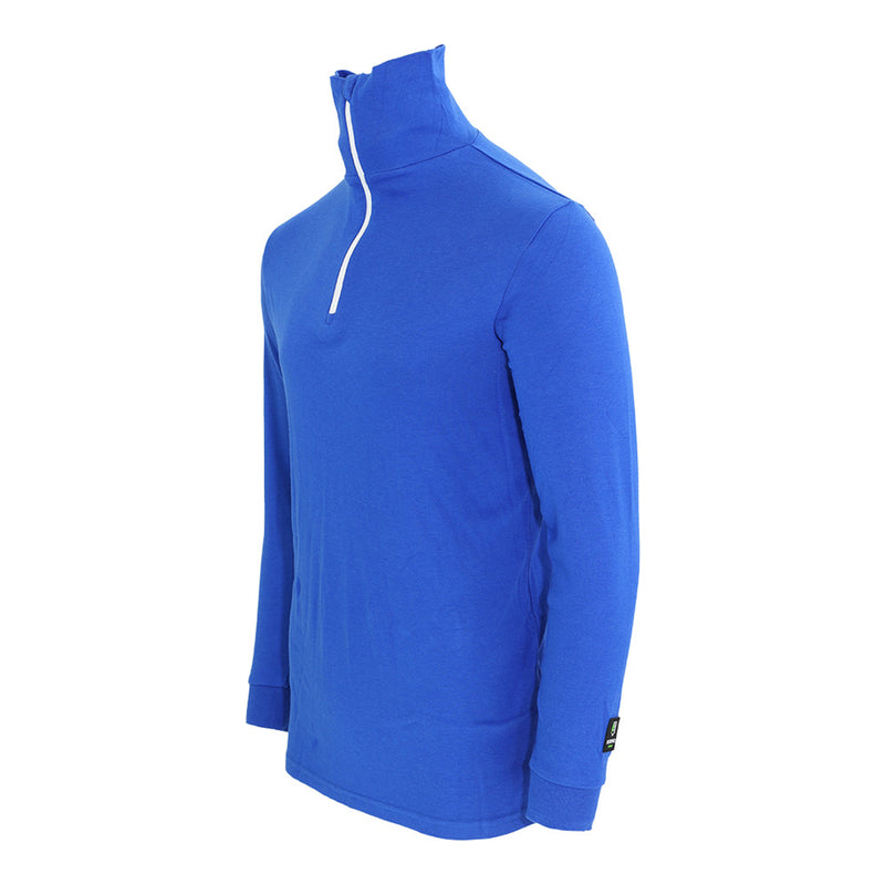 Bormio Spirit Kimm, Rollkragenshirt Royalblau, seitliche Vorderansicht