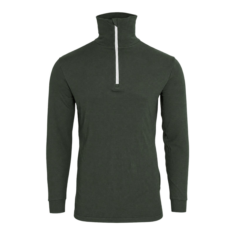 Bormio Spirit Kimm, Rollkragenshirt Dunkelgrün, Frontalansicht