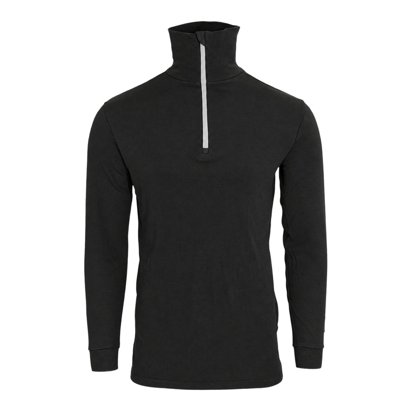 Bormio Spirit Kimm, Rollkragenshirt Schwarz, Frontalansicht