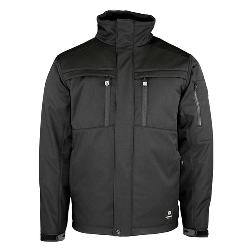 Bormio Spirit Laris, Softshelljacke Schwarz, Front