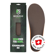 Bormio Spirit Mik, Schuheinlage mit Originalverpackung mit Swiss-Brand-Button