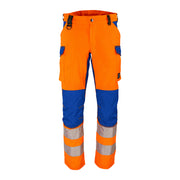 Bormio Safety Montalin SL72, HiVis Orange/Royalblau, Front