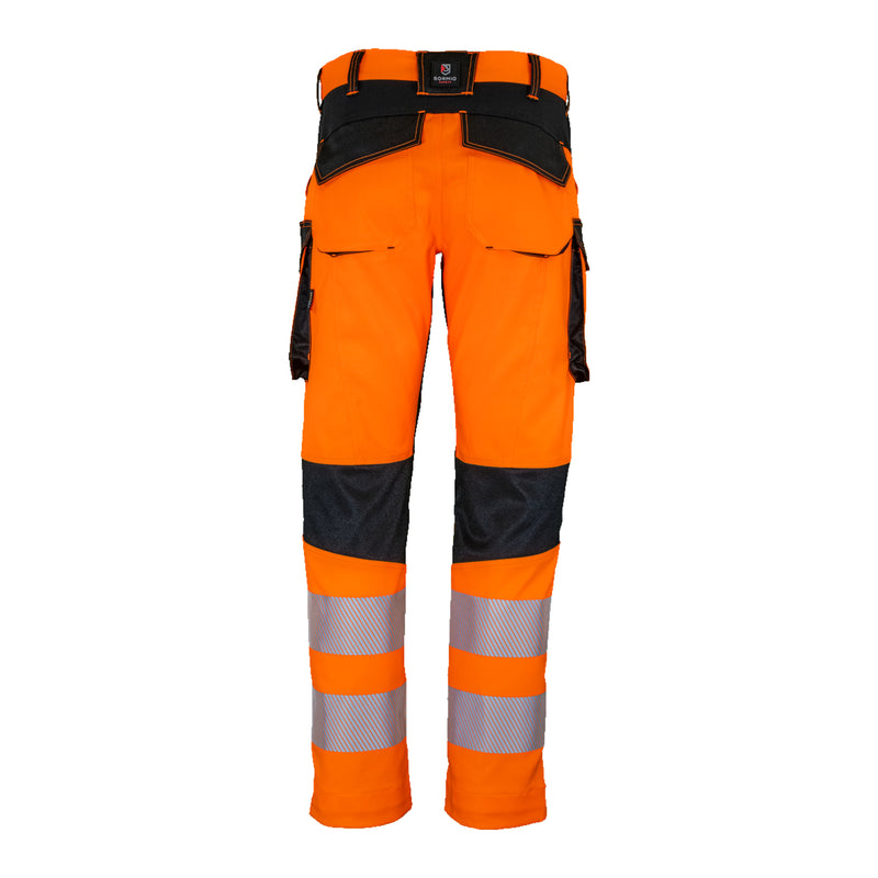 Bormio Safety Montalin SL72, HiVis Orange/Schwarz, Rückseite