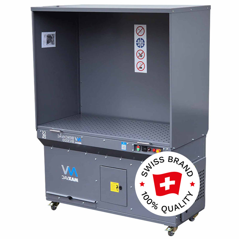 Absaugtisch Benchvac BV3000 | 700 l/min | 1200 m3/h | HEPA H13 | 1,1 kW | Maxvac