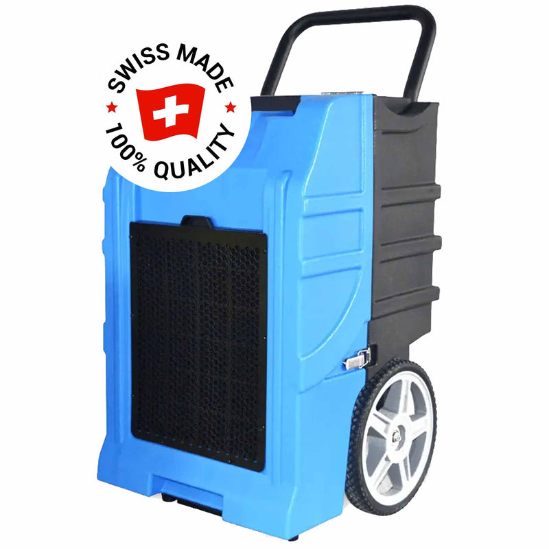 Industrie-Luftentfeuchter DH70 | 70 L/24h | 720 m³/h | 750 W | Feuchtigkeitsanzeige | Maxvac