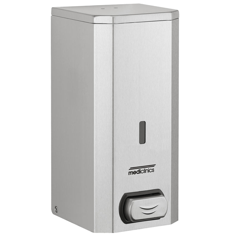 Schaumseifenspender Edelstahl | 1500 ml | mit Druckknopf | Mediclinics DJ0032
