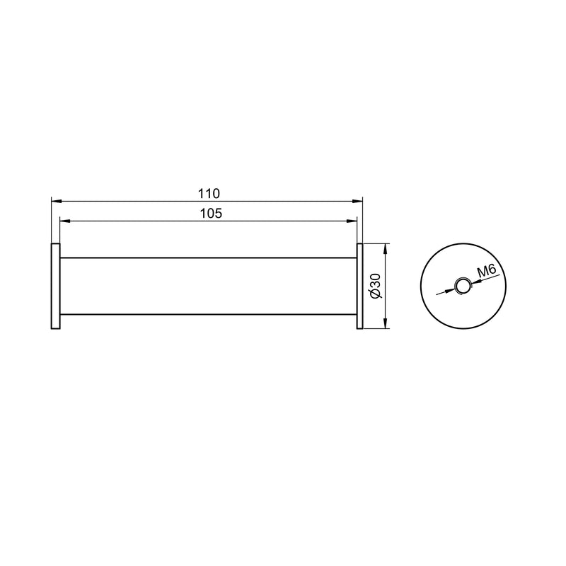 WC-Reserverollenhalter | für 1 Rolle | Edelstahl mit Feinstruktur | PROOX 391