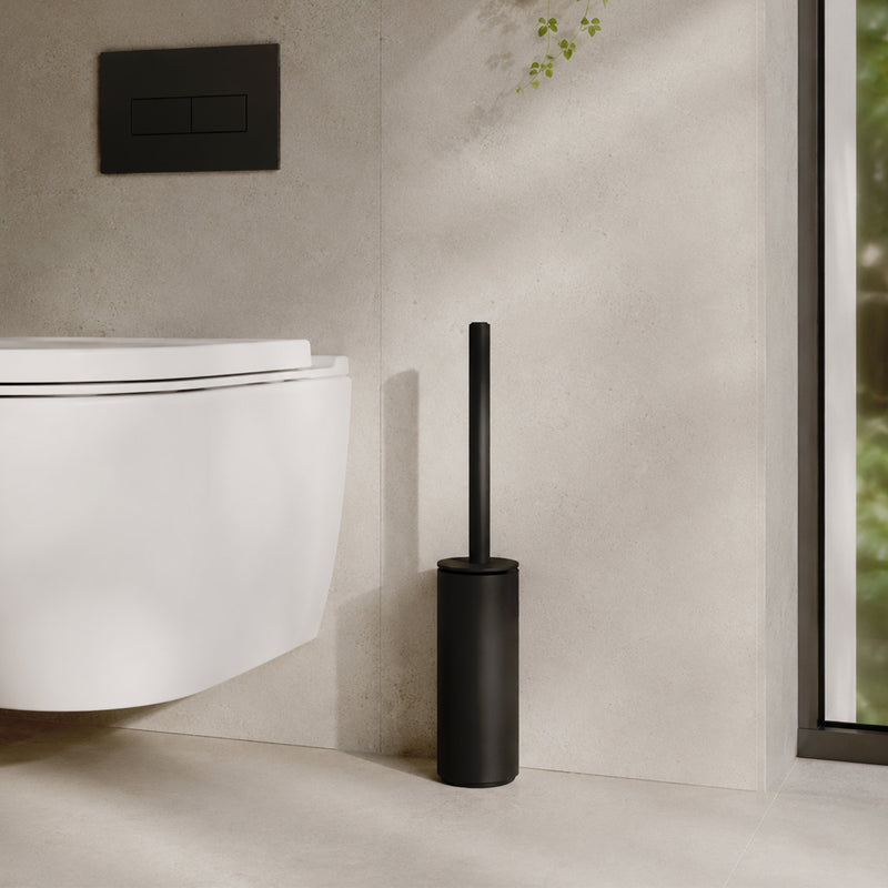 WC-Bürstengarnitur rund | Edelstahl mit Feinstruktur | für Wandmontage | PROOX 505