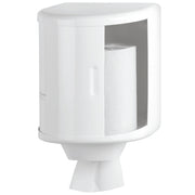 Rollenhandtuchspender Edelstahl | mit Schiebetür | Mediclinics DT0303