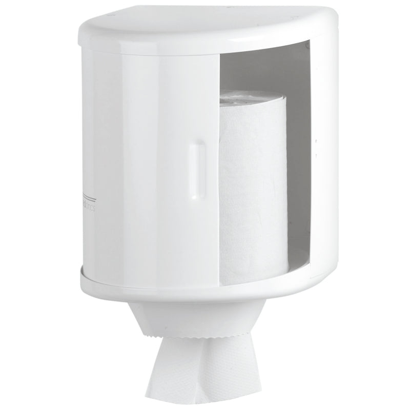 Rollenhandtuchspender Edelstahl | mit Schiebetür | Mediclinics DT0303