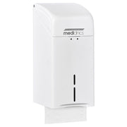 Einzelblatt-Toilettenpapierspender Edelstahl | 400 Blatt | Mediclinics DTH100