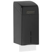 Einzelblatt-Toilettenpapierspender Edelstahl | 400 Blatt | Mediclinics DTH100