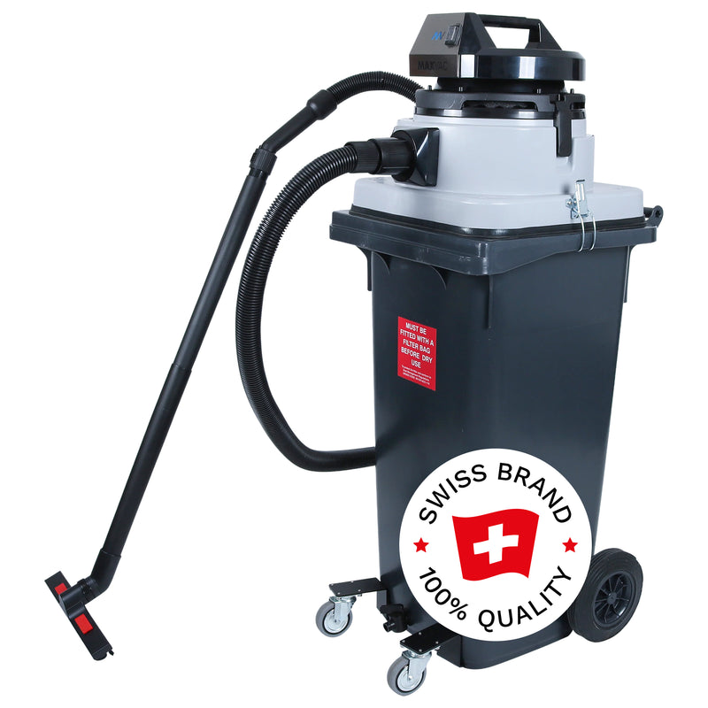 Profi-Nasssauger | 120 l Tonne | 1200 W | extra stark | Maxvac DURA DV120-WBN