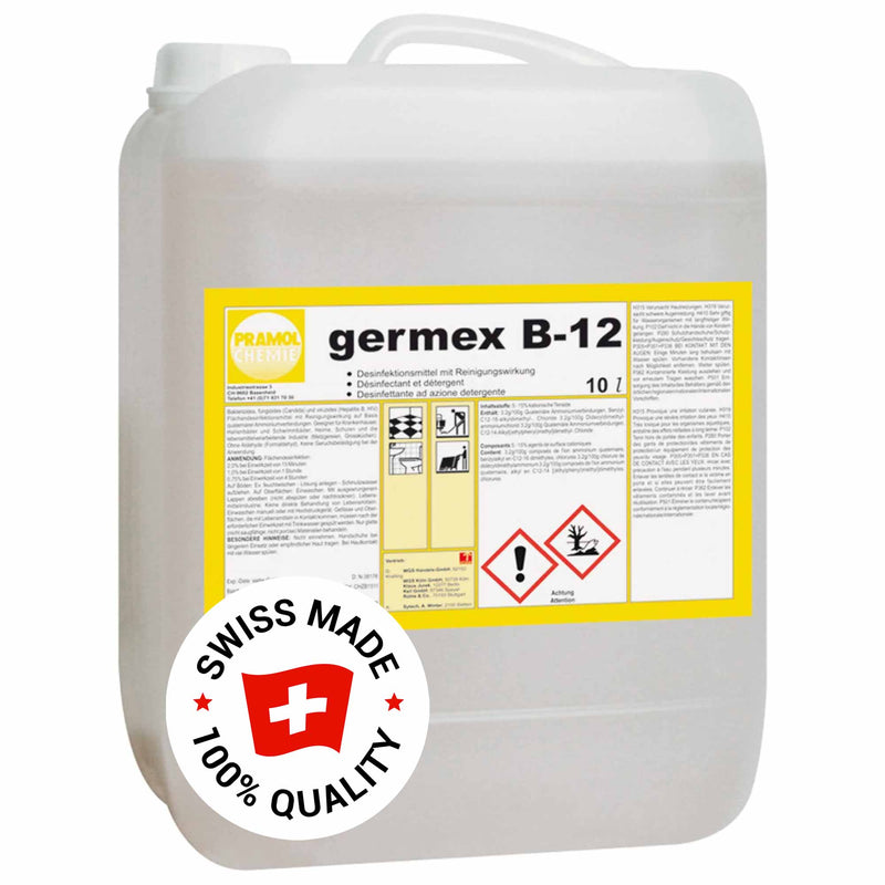 GERMEX B-12 Desinfektionsreiniger | für Medizin | VAH gelistet | Pramol