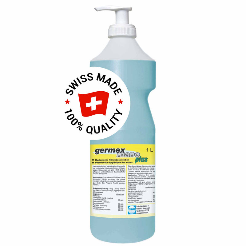 Germex Mano Plus Händedesinfektionsmittel | mit Hautschutz | Pramol