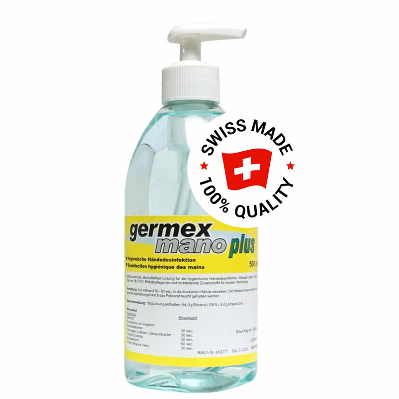 Germex Mano Plus Händedesinfektionsmittel | mit Hautschutz | Pramol