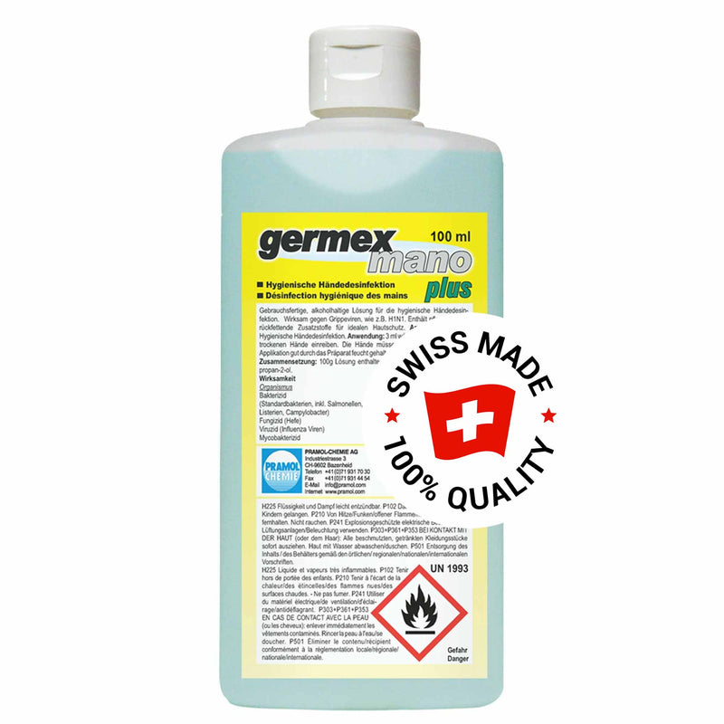 Germex Mano Plus Händedesinfektionsmittel | mit Hautschutz | Pramol