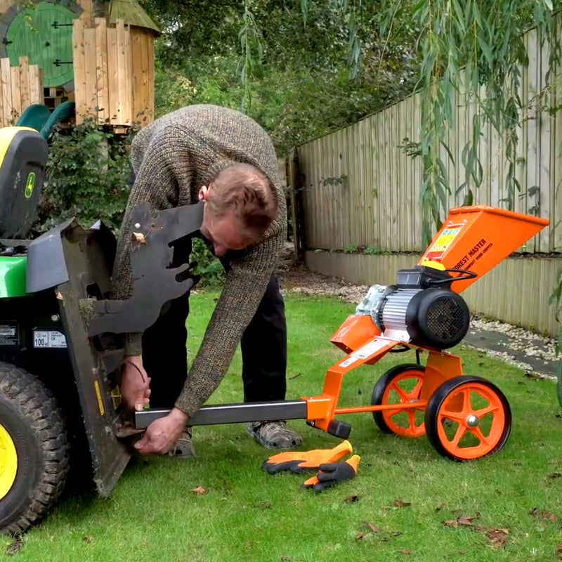 Anhängevorrichtung universal | für Holz- & Gartenhäcksler & Mulcher | erhöhte Mobilität | Forest Master FM-TOW