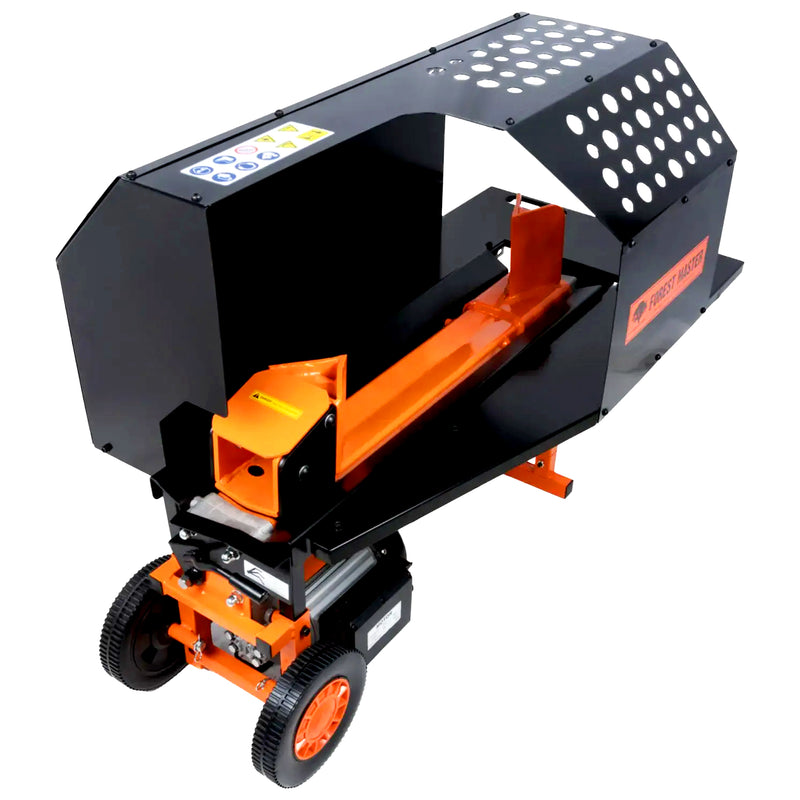 Elektro-Holzspalter 8 Tonnen | 2300 W | 450 mm | 2-Gang | Duocut™ | inkl. Werkbank & Schutzvorrichtung | Forest Master FM16D-TC
