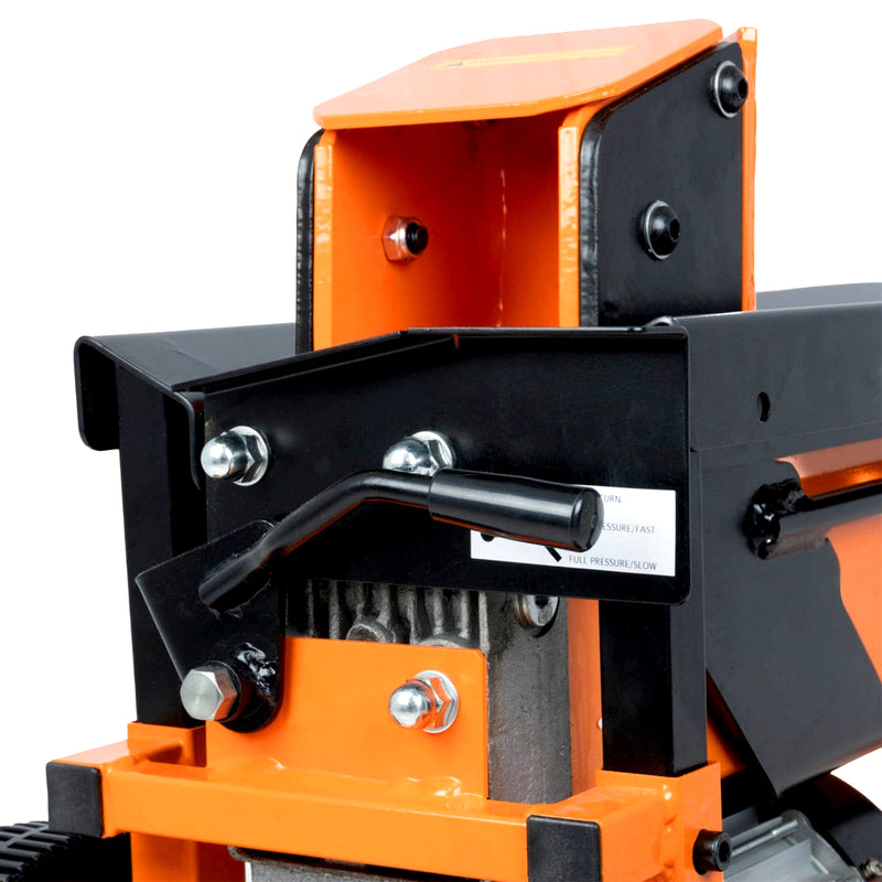 Elektro-Holzspalter 8 Tonnen | 2300 W | 450 mm | 2-Gang | Duocut™ | inkl. Werkbank & Schutzvorrichtung | Forest Master FM16D-TC