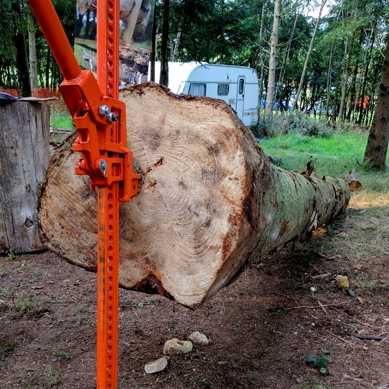 Fällheber 3-in-1 | 3 Tonnen Hubkraft | Baumdrücker & Wurzelheber | Forest Master FM3-LP