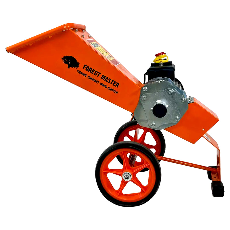 Gartenhäcksler Elektro 4 PS mit Mulchfunktion | bis 50 mm Aststärke | 3-in-1 Häcksler Mulcher | Direktantrieb | Forest Master FM4DDE-MUL