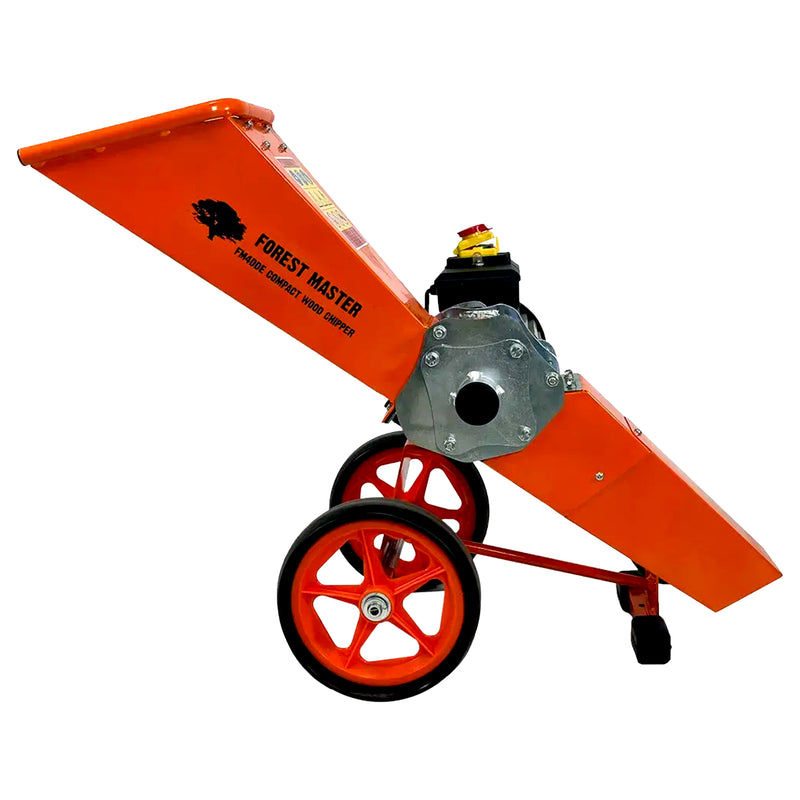 Gartenhäcksler Elektro 4 PS mit Mulchfunktion | bis 50 mm Aststärke | 3-in-1 Häcksler Mulcher | Direktantrieb | Forest Master FM4DDE-MUL