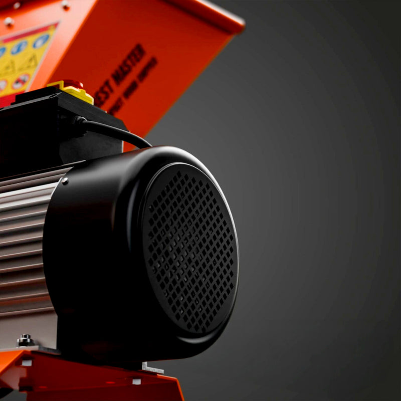 Holzhäcksler Elektro 4 PS | bis 50 mm Aststärke | Direktantrieb | drehbarer Einfülltrichter | Forest Master FM4DDE