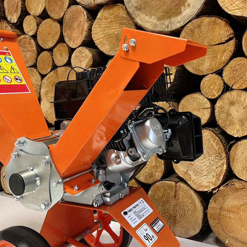 Holzhäcksler Benzin 6 PS | Mulchfunktion | bis 50 mm Aststärke | Direktantrieb | verstellbarer Einfülltrichter | Hand- oder Elektrostarter | Forest Master FM6DD(ES)-MUL