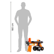 Forest Master FM5D-TC Grundgerät ohne Safetybench, Grössenvergleich mit einer 1,80 m grossen Person