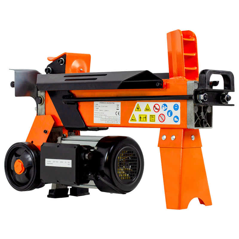 Elektro-Holzspalter 5 Tonnen | 2200 W | 300 mm | inkl. Werkbank & Schutzvorrichtung | Forest Master FM5D-TC