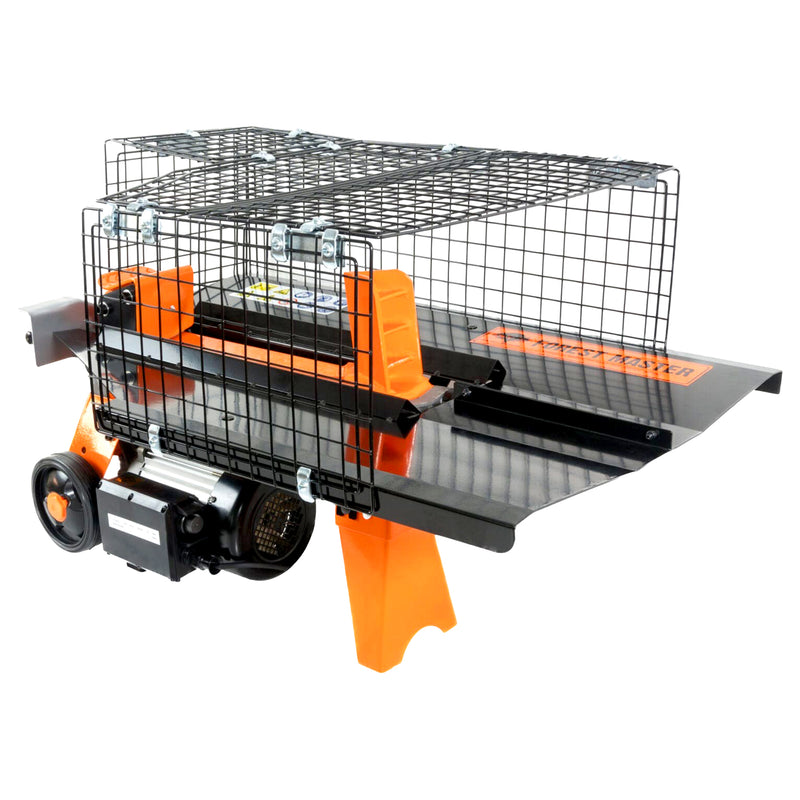 Elektro-Holzspalter 5 Tonnen | 2200 W | 300 mm | inkl. Werkbank & Schutzvorrichtung | Forest Master FM5D-TC