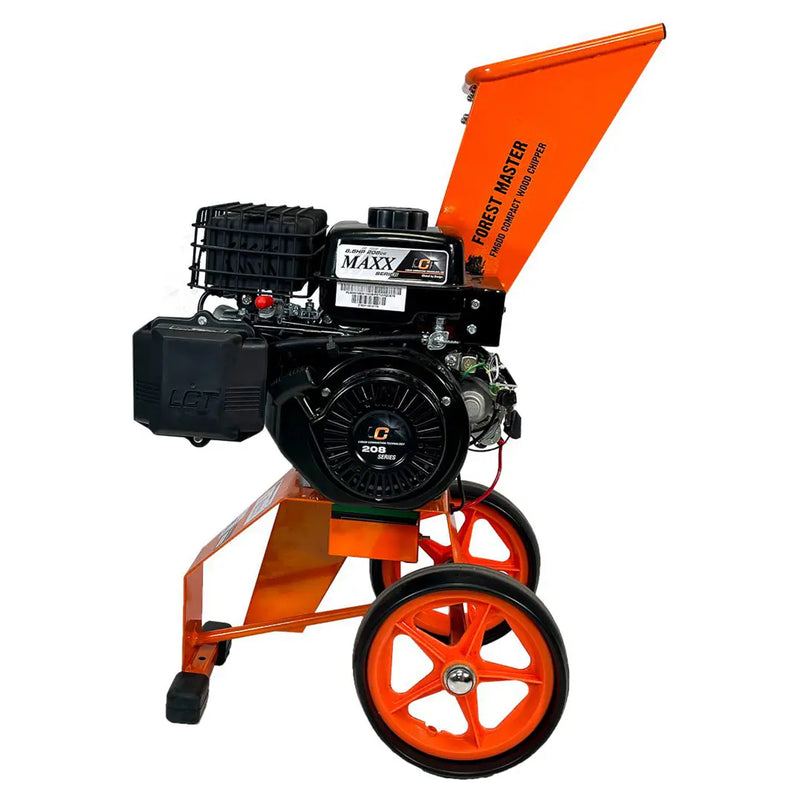 Forest Master FM6DDES-MUL, Motorseite und zusätzlicher Seilzugstarter