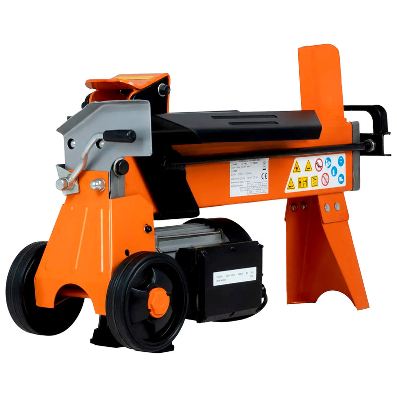 Elektro-Holzspalter 5 Tonnen | 2200 W | 370 mm | inkl. Werkbank & Schutzvorrichtung | Forest Master FM8D-TC