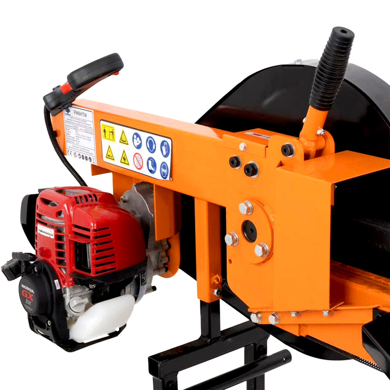 Kinetischer Holzspalter 6–8 Tonnen | 3 Sek. Zyklus | 520 mm | Elektro oder Benzin | Forest Master Fast Fire FM8FF/-HTW