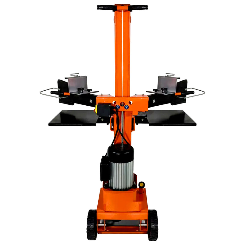 Elektro-Holzspalter vertikal 8 Tonnen | 3000 W | 550 mm | 2-Hand-Bedienung | Forest Master FM8VE