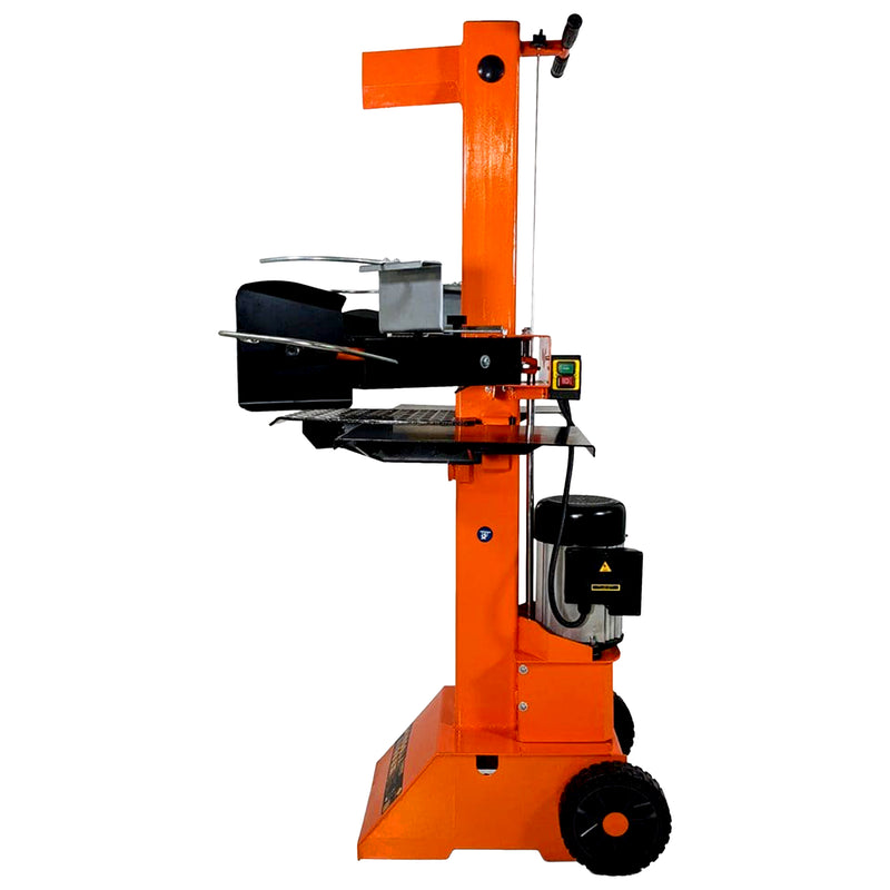 Elektro-Holzspalter vertikal 8 Tonnen | 3000 W | 550 mm | 2-Hand-Bedienung | Forest Master FM8VE