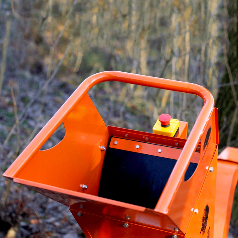 Holzhäcksler Benzin 9 PS | Mulchfunktion | Elektrostart | max. 75 mm Aststärke | Direktantrieb | drehbare Häckseltrommel | Forest Master FM9DDES