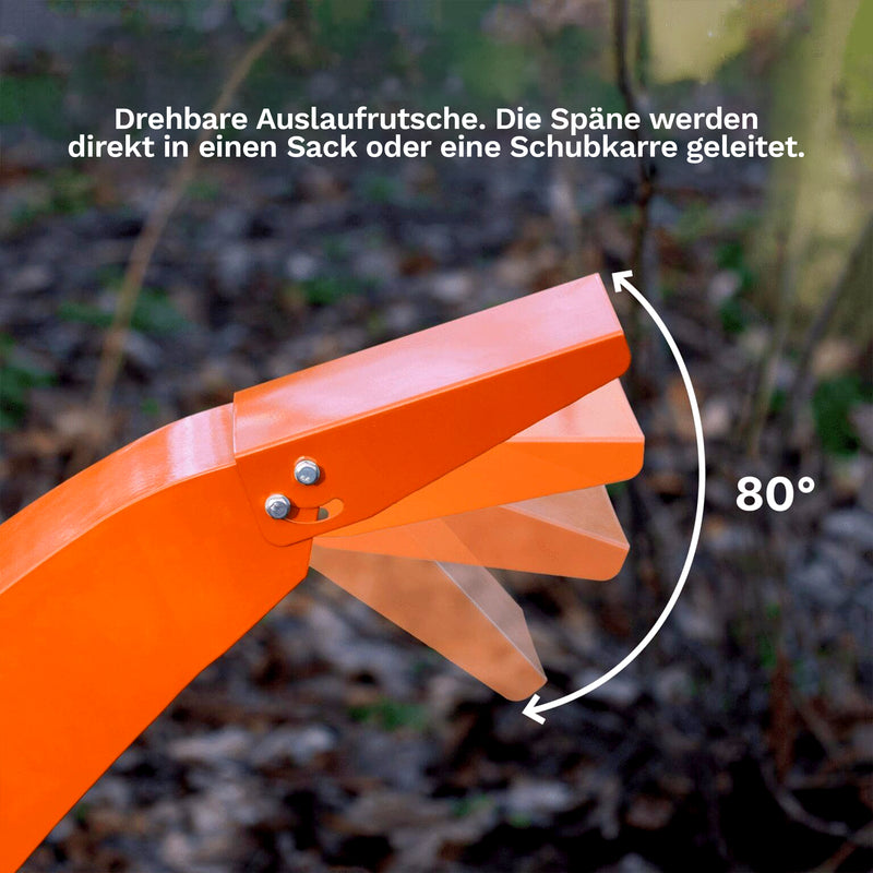 Holzhäcksler Benzin 9 PS | Mulchfunktion | Elektrostart | max. 75 mm Aststärke | Direktantrieb | drehbare Häckseltrommel | Forest Master FM9DDES